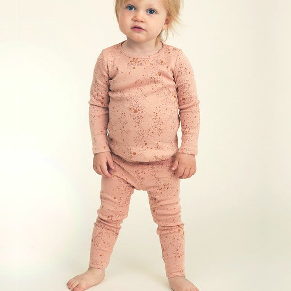 オーガニックコットン ベビーレギンスMiniSplash