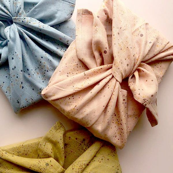 オーガニックコットン モスリンクロス 3枚セットMiniSplash