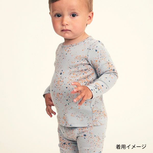 オーガニックコットン ベビーTシャツMiniSplash Jersey(長袖)