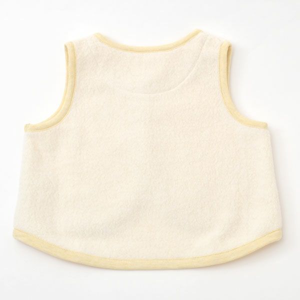 オーガニックコットン ベビー 起毛パイルベスト キキリン