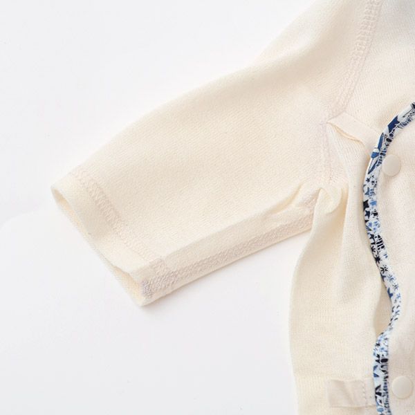 オーガニックコットン ベビー 吊天竺 中肌着 リバティ