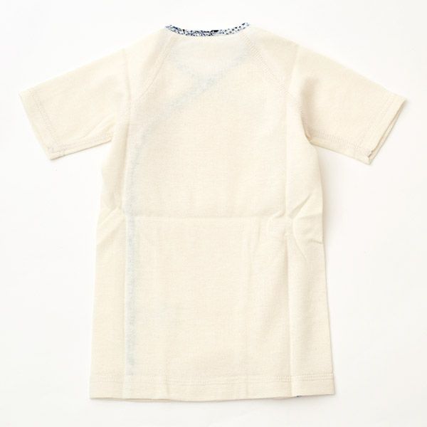 オーガニックコットン ベビー 吊天竺 中肌着 リバティ