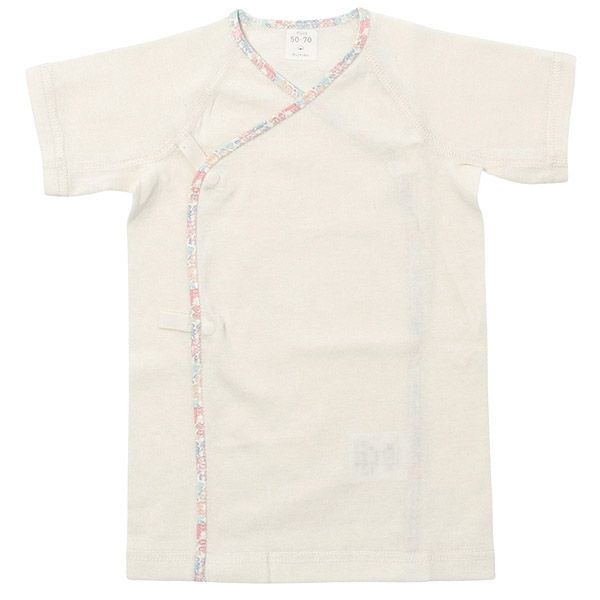 オーガニックコットン ベビー 吊天竺 中肌着 リバティ