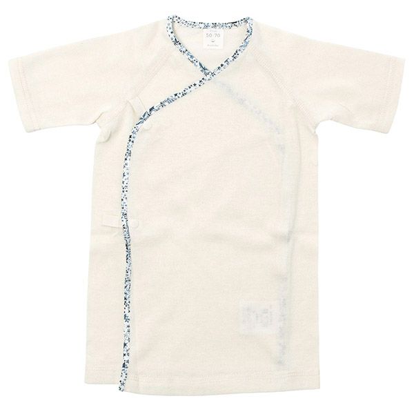 オーガニックコットン ベビー 吊天竺 中肌着 リバティ