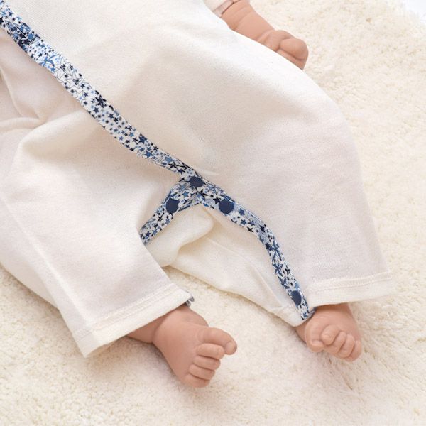 オーガニックコットン ベビー 吊天竺 コンビオール リバティ