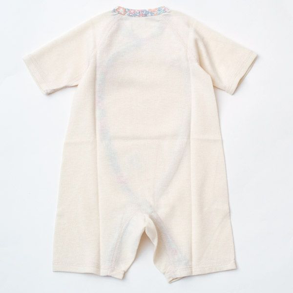 オーガニックコットン ベビー 吊天竺 コンビオール リバティ