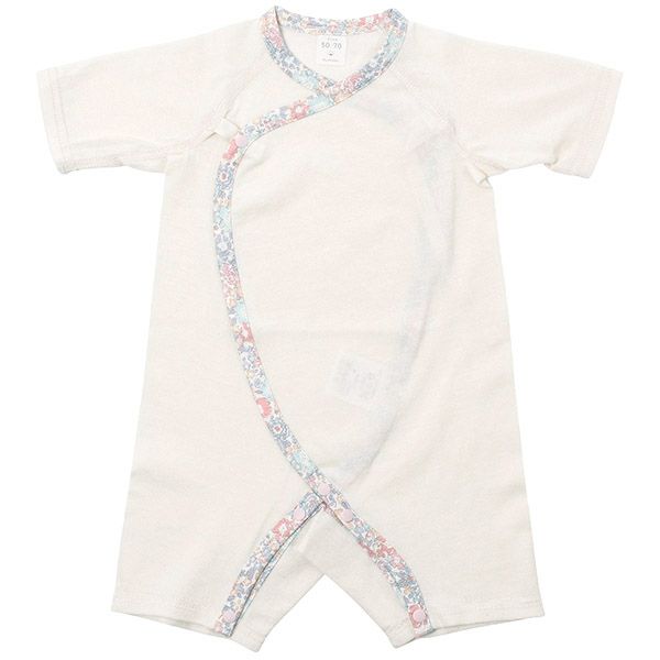 オーガニックコットン ベビー 吊天竺 コンビオール リバティ