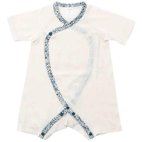 オーガニックコットン ベビー 吊天竺 コンビオール リバティ