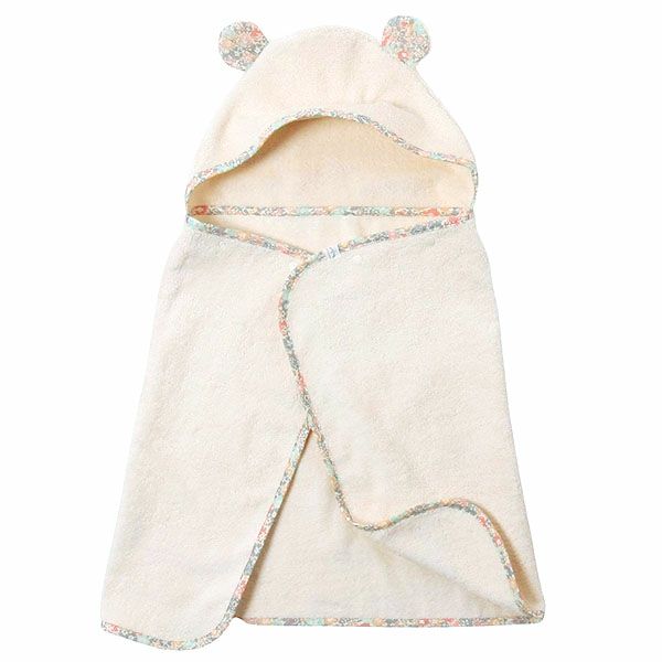 オーガニックコットン ベビー バスローブ リバティ