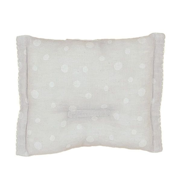 オーガニックコットン ベビー 二重織ガーゼ授乳まくら 水玉