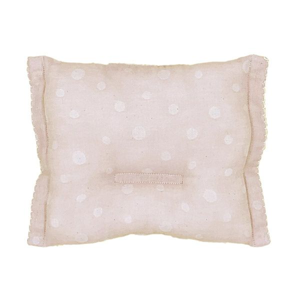 オーガニックコットン ベビー 二重織ガーゼ授乳まくら 水玉