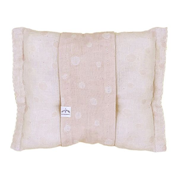 オーガニックコットン ベビー 二重織ガーゼ授乳まくら 水玉