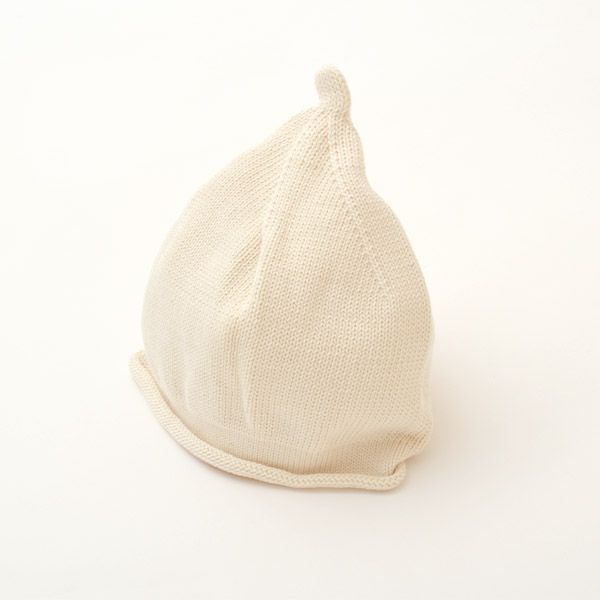 オーガニックコットン ベビー ニットどんぐり帽子