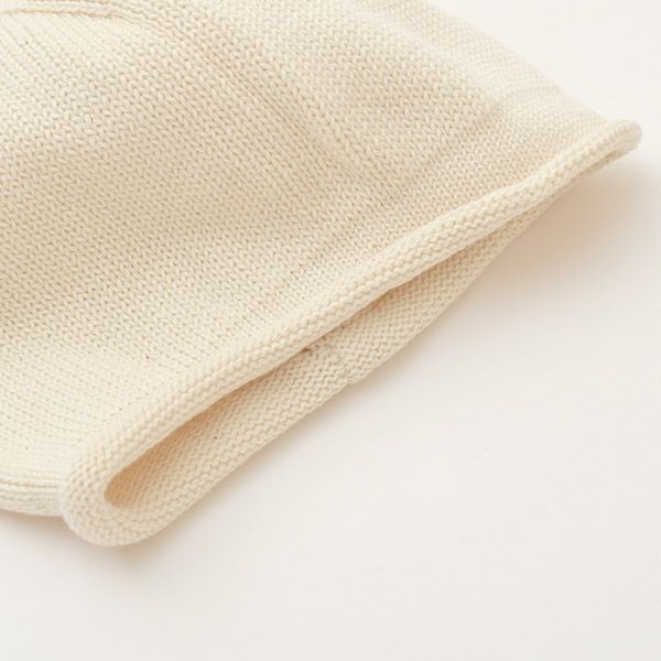 オーガニックコットン ベビー ニットどんぐり帽子