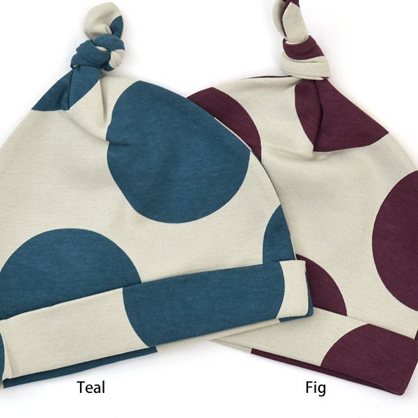 オーガニックコットン ベビー 結び帽 GiantSpot