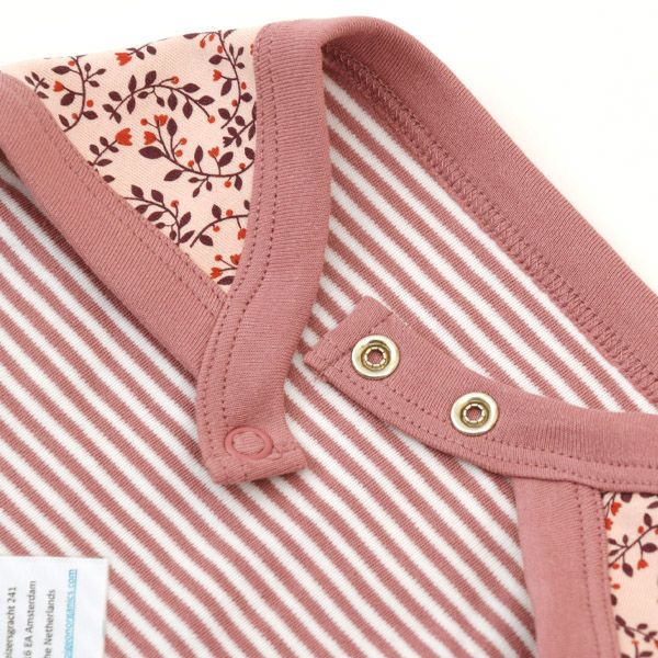 オーガニックコットン ベビー バンダナビブ Leaf