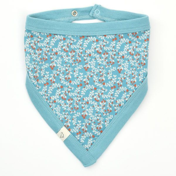 オーガニックコットン ベビー バンダナビブ Leaf