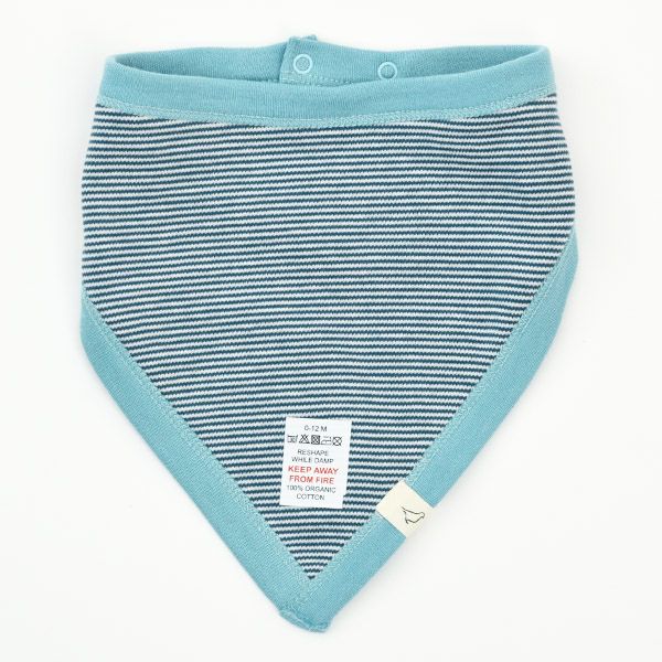 オーガニックコットン ベビー バンダナビブ Leaf