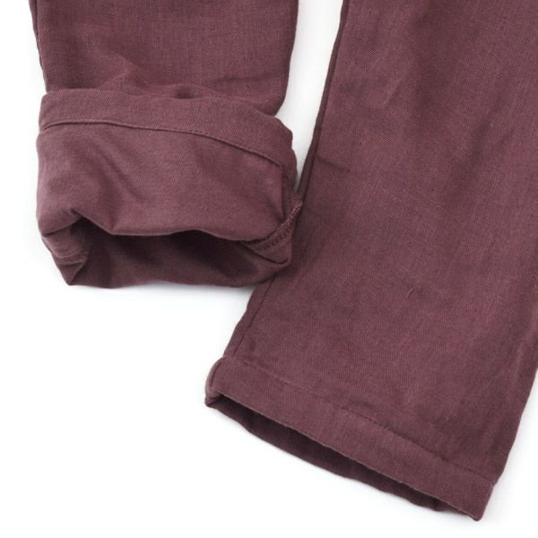 オーガニックコットン キッズ モスリンバギーパンツ