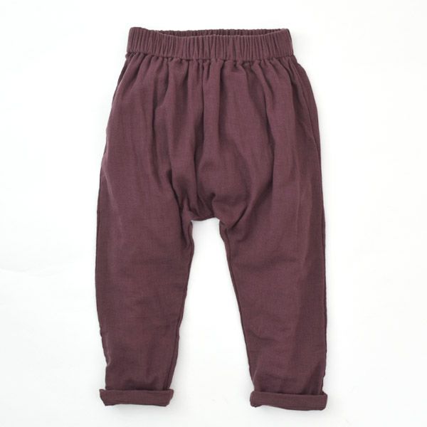 オーガニックコットン キッズ モスリンバギーパンツ