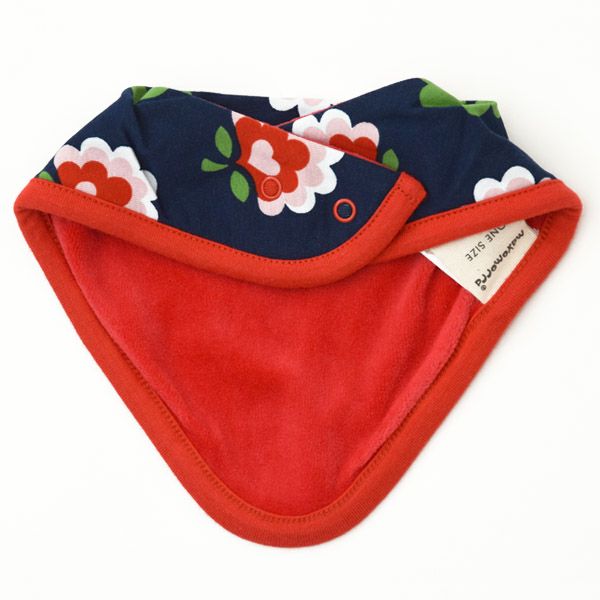 オーガニックコットン ベビーベロアビブ Clover