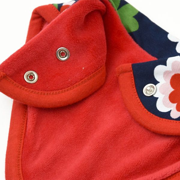 オーガニックコットン ベビーベロアビブ Clover