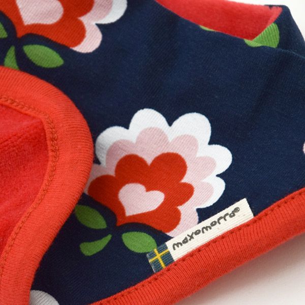 オーガニックコットン ベビーベロアビブ Clover