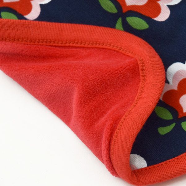 オーガニックコットン ベビーベロアビブ Clover