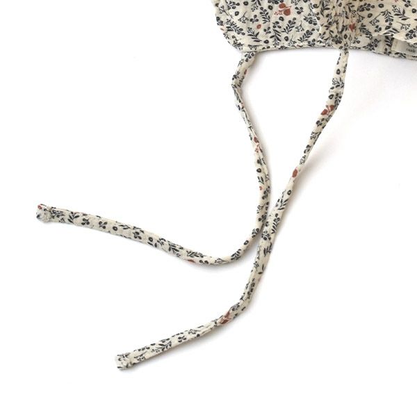 オーガニックコットン ベビーダブルガーゼプリントボンネット