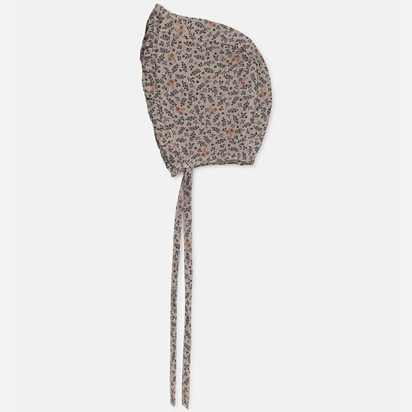 オーガニックコットン ベビーダブルガーゼプリントボンネット