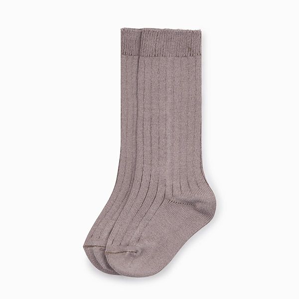 オーガニックコットン ベビーリブハイソックス