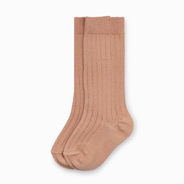 オーガニックコットン ベビーリブハイソックス