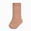 オーガニックコットン ベビーリブハイソックス