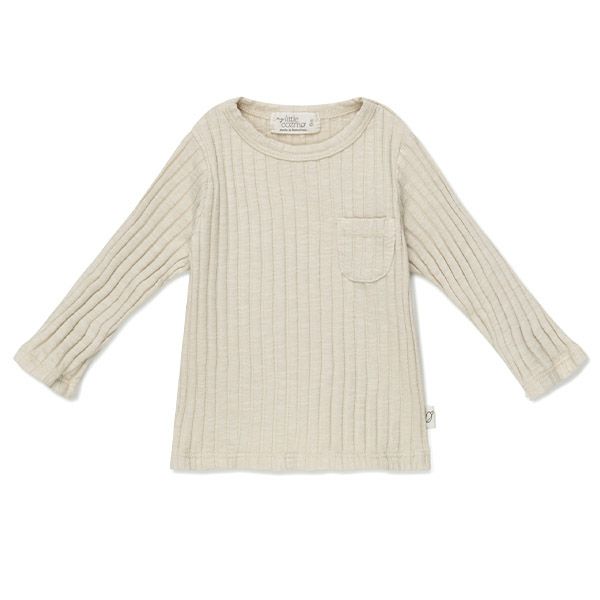 オーガニックコットン ベビーリブＴシャツ