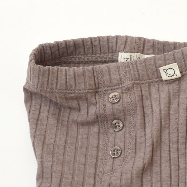 オーガニックコットン ベビーリブレギンス