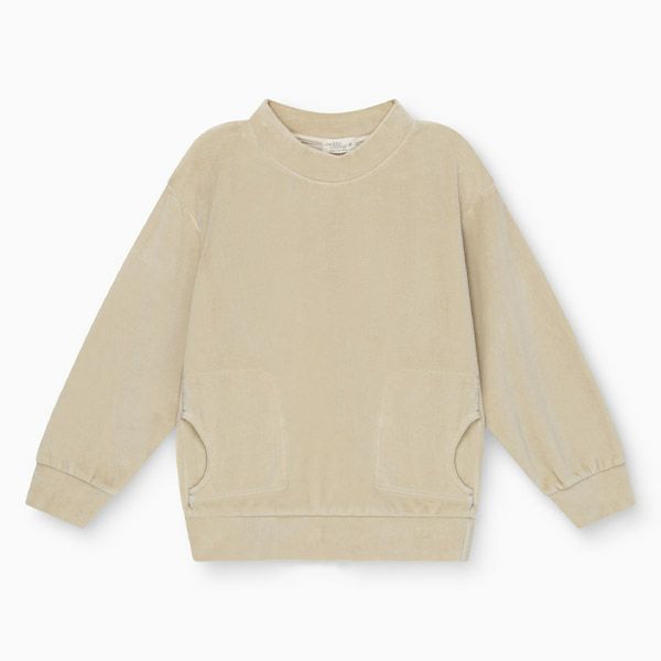 【SALE／20%OFF】 オーガニックコットン キッズベロアスウェットシャツ(長袖)