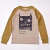 【SALE／20%OFF】 オーガニックコットン キッズリブラグランＴシャツ(長袖)