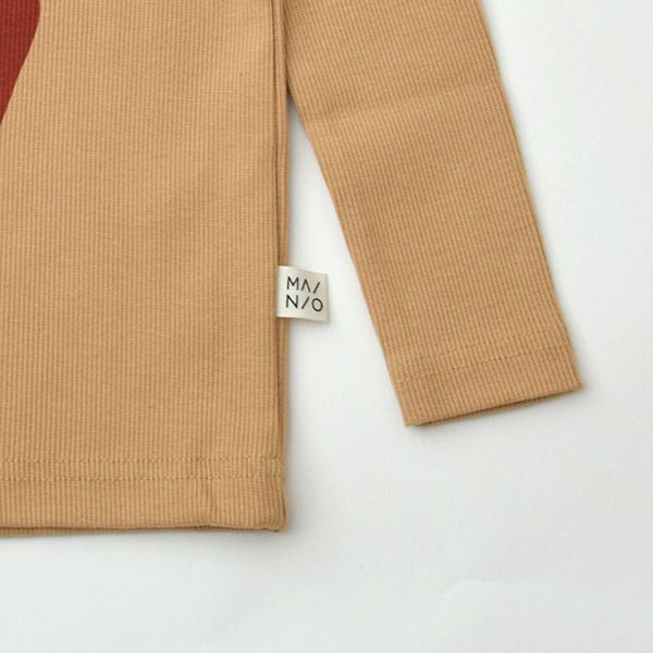 【SALE／20%OFF】 オーガニックコットン キッズリブＴシャツ(長袖)