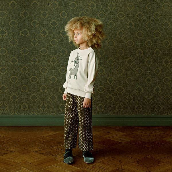 オーガニックコットン キッズリブトレーナー(長袖)