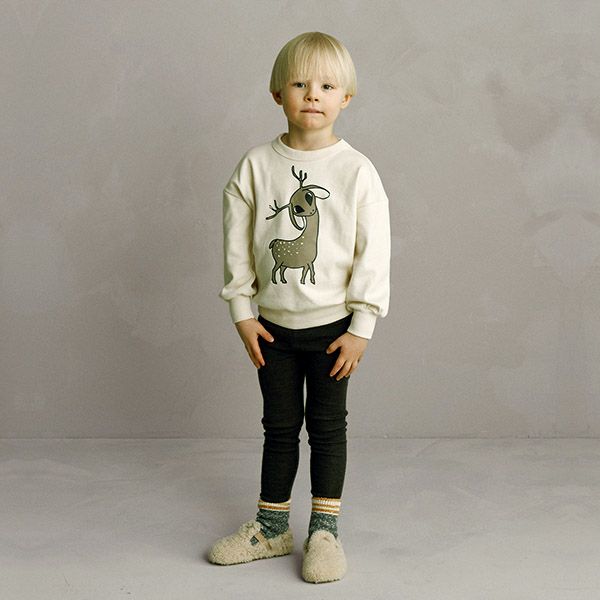 オーガニックコットン キッズリブトレーナー(長袖)