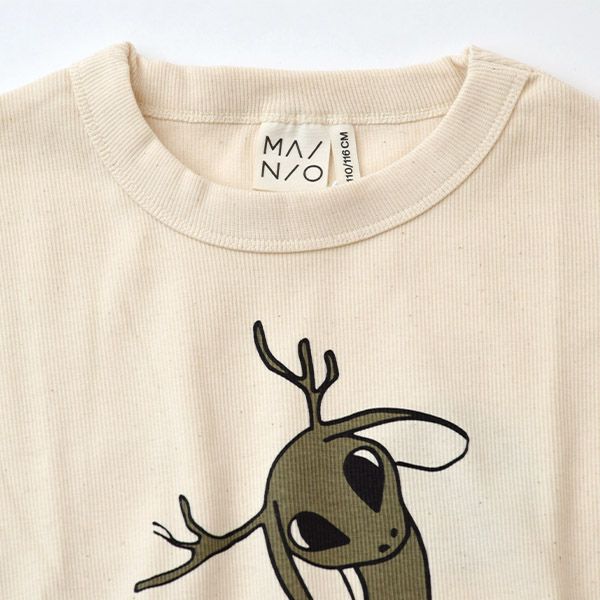 オーガニックコットン キッズリブトレーナー(長袖)