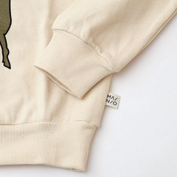 オーガニックコットン キッズリブトレーナー(長袖)