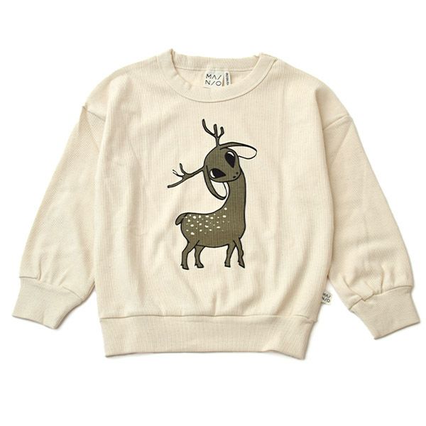 オーガニックコットン キッズリブトレーナー(長袖)