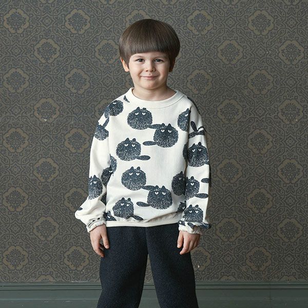 【SALE／20%OFF】 オーガニックコットン キッズスウェットシャツ(長袖)