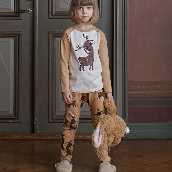 【SALE／20%OFF】 オーガニックコットン キッズパジャマセット(長袖)