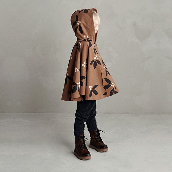 オーガニックコットン キッズフーディNightBlooms(長袖)