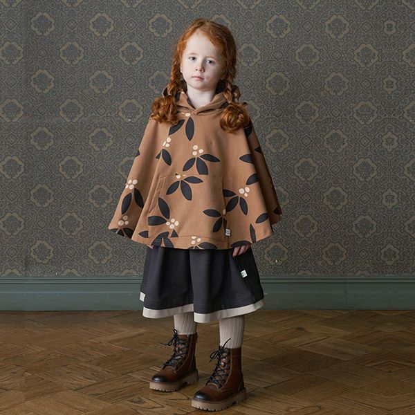 オーガニックコットン キッズフーディNightBlooms(長袖)