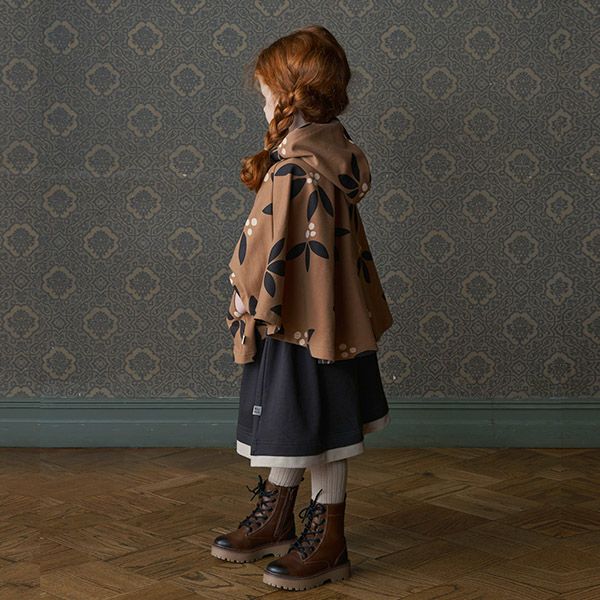 オーガニックコットン キッズフーディNightBlooms(長袖)