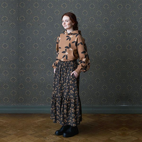 【SALE／10%OFF】オーガニックコットン フーディNightBlooms(長袖)