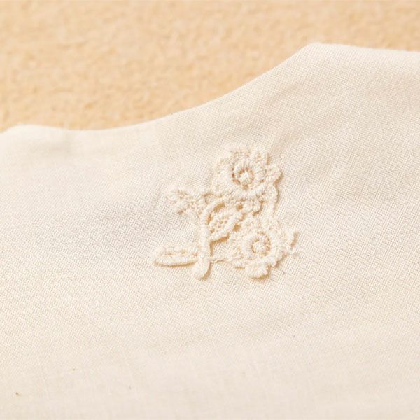 オーガニックコットン ベビー【エンジェルフェザーレース】セレモニードレスセット 50-80